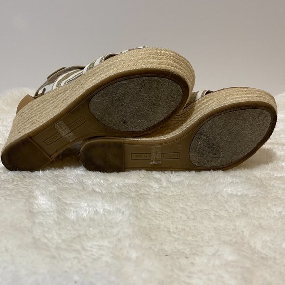 Tommy Hilfiger Espadrille Wedge Sandals - Picture 7 of 7